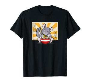 Cute Chinchilla Ramen Lover T-Shirt