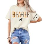 Custom Beagle Mom T-Shirt for Dog Lovers