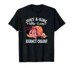 Cute Hermit Crab Lover T-Shirt for Girls
