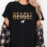 Custom Beagle Mom T-Shirt for Dog Lovers