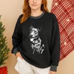 Custom Dog Mom Sweatshirt with Personalized Photo