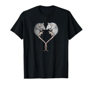 Cute Love Heart T-Shirt for Rat Lovers