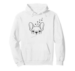 Minimalist French Bulldog Line Art Hoodie