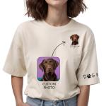 Personalized Dog Mom T-Shirt for Women