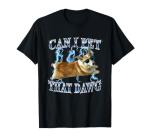 Funny Heavy Metal Corgi Dog Lover T-Shirt