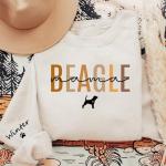 Custom Beagle Mom T-Shirt for Dog Lovers