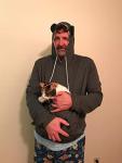 Unisex Pet Carrier Hoodie - Dark Grey