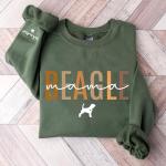 Custom Beagle Mom T-Shirt for Dog Lovers