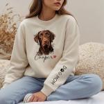 Personalized Dog Mom T-Shirt for Women