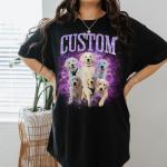 Personalized Bootleg Cats Photo T-Shirt for Cat Lovers
