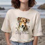 Custom Dog Mom T-Shirt Gift for Women