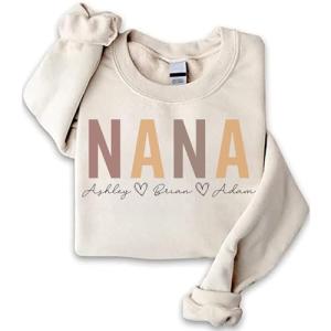 Personalized Nana Sweatshirt - Perfect Gift for Moms