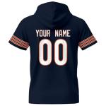 Custom Chicago Hoodie Tee - Name & Number Print
