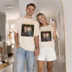 Personalized Couple Photo T-Shirt and Hoodie