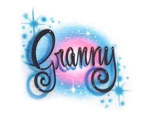 Custom Airbrush Script Name T-Shirt or Hoodie
