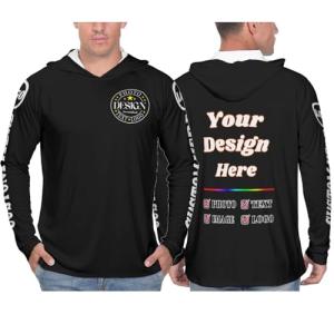 Personalized Sun Protection Hoodie for Men