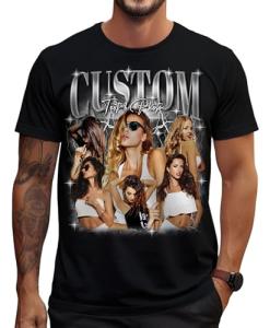 Personalized Bootleg Rap T-Shirt with Custom Image