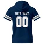 Dallas Custom Name Number Hoodie T-Shirt for Men