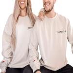 Custom Roman Numeral Couple's Sweatshirt Set