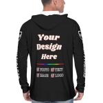 Personalized Sun Protection Hoodie for Men