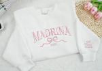 Personalized Madrina Sweatshirt and T-Shirt Combo