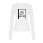 Design Your Own Slim Fit Long Sleeve T-Shirt