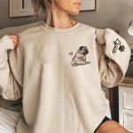 Personalized Pug Sweatshirt with Custom Name