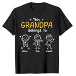 Custom Grandpa T-Shirt - Unique Gift Idea