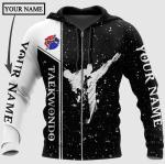 Personalized 3D Taekwondo T-Shirt for Fans