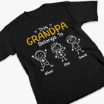 Custom Grandpa T-Shirt - Unique Gift Idea