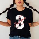 Personalized Baseball Mom T-Shirt with Name & Number