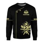 Custom 3D Barber Shop T-Shirt for Everyone