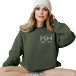 Personalized Dog Mom Sweatshirt with Cute Design