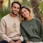 Custom Couple Sweatshirt - Matching Hoodies for Lovers