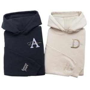 Personalized Couples Embroidered Hoodies for Gifts