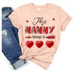 Custom Nanny Shirt with Kid's Name