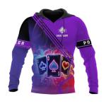 Funny 3D Poker T-Shirt for Men and Women