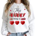Custom Nanny Shirt with Kid's Name