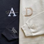 Personalized Couples Embroidered Hoodies for Gifts