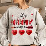 Custom Nanny Shirt with Kid's Name