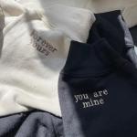 Personalized Couples Embroidered Hoodies for Gifts