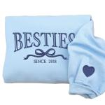 Custom Bestie Sweatshirt for Girls and Women