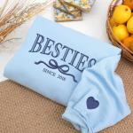 Custom Bestie Sweatshirt for Girls and Women