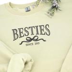 Custom Bestie Sweatshirt for Girls and Women