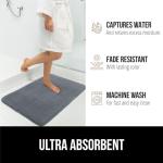 GORILLA GRIP Soft Memory Foam Bath Rug