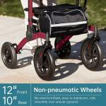 ELENKER All-Terrain Upright Walker with Seat