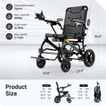 Lightweight All-Terrain Foldable Electric Wheelchair