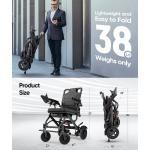 Lightweight Foldable Electric Wheelchair for Travel