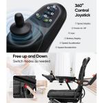 Lightweight Foldable Electric Wheelchair for Travel