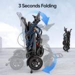 Lightweight Foldable Electric Wheelchair for Travel